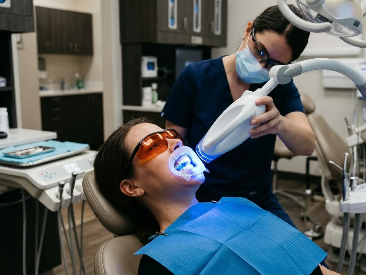 Tratamiento de Blanqueamiento Dental Láser en Aura Dental Studio